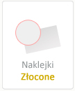 naklejki złocone